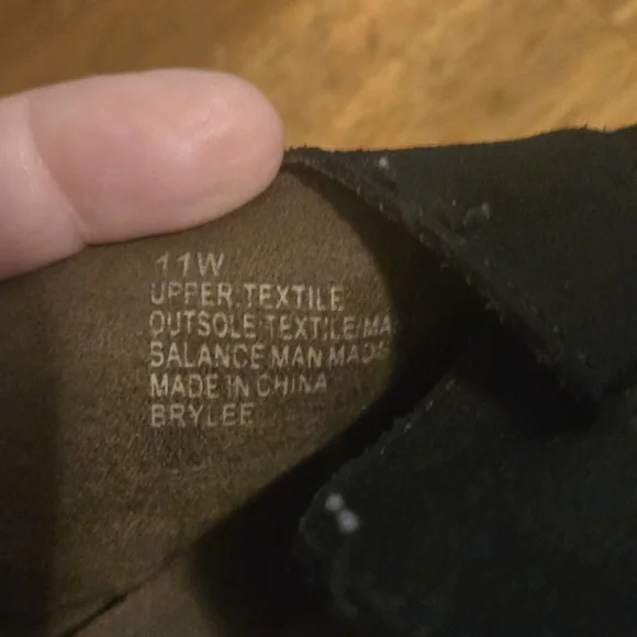 White Mountain Black Suede Slip-On Clogs with Buckle Accent - Picture 3 of 5